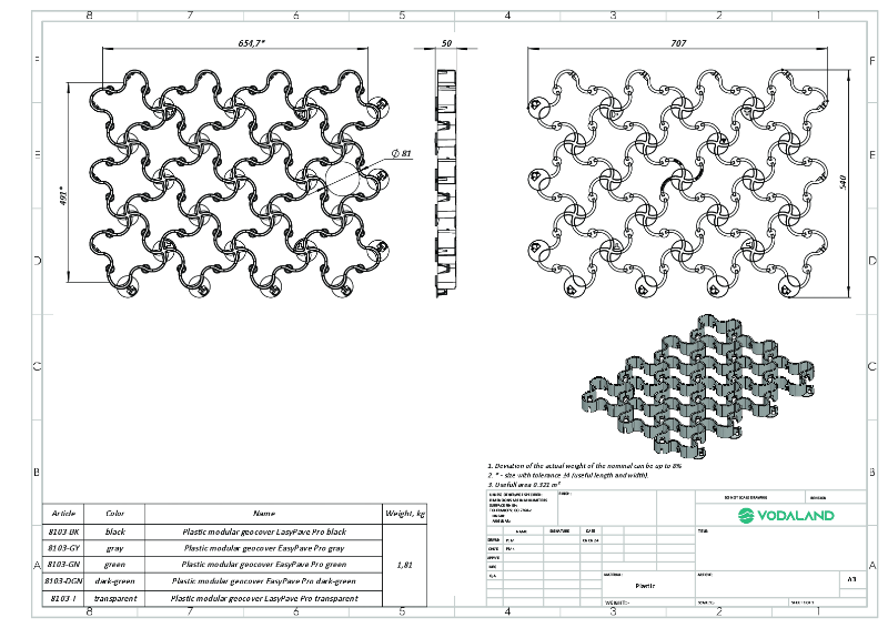 EasyPave PRO Technical Drawing
