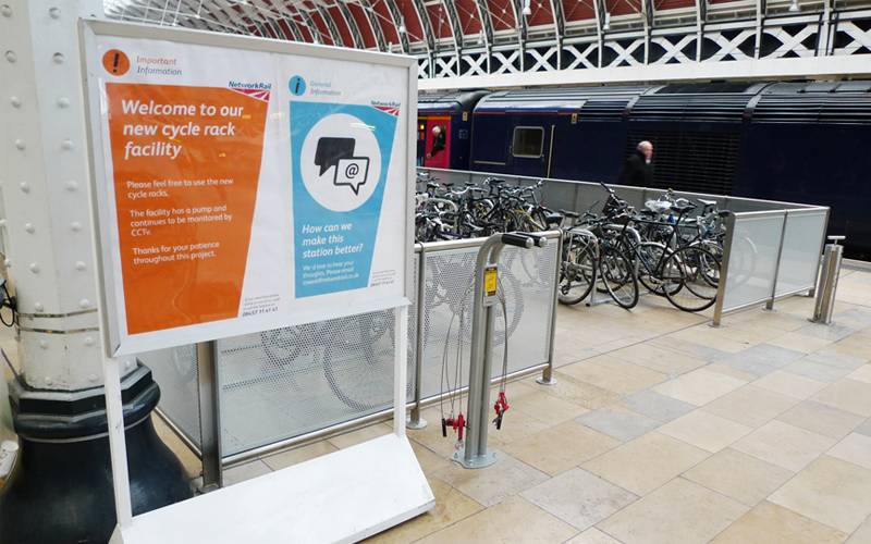 Two strikes for Cyclehoop in Paddington station