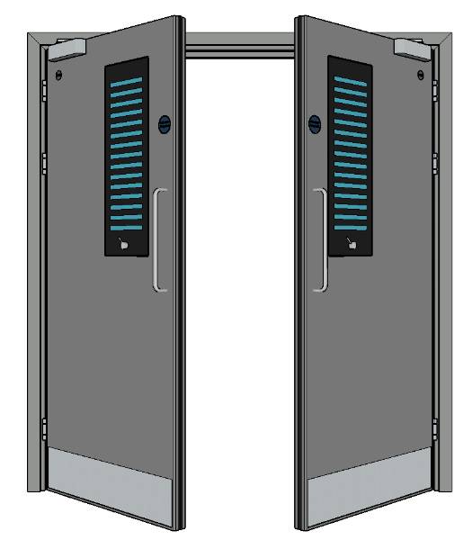 Refinedoor - Type 5 - PVC Postformed Severe Duty Doorset