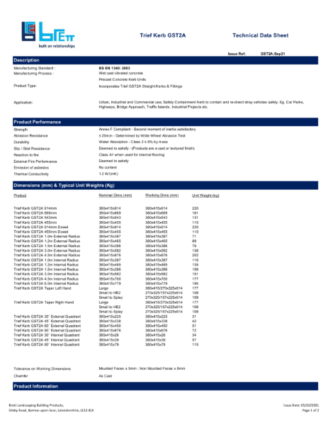 Trief GST2A TDS Sept 21