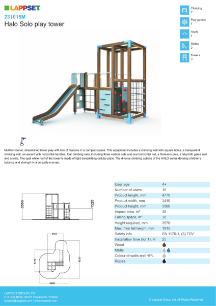 Halo Product Sheet