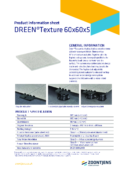 Technical Information Dreen Texture