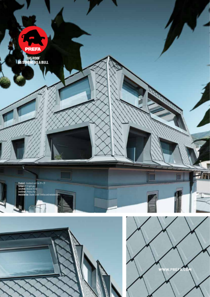 Rhomboid Roof Tile. 290 x 290 mm