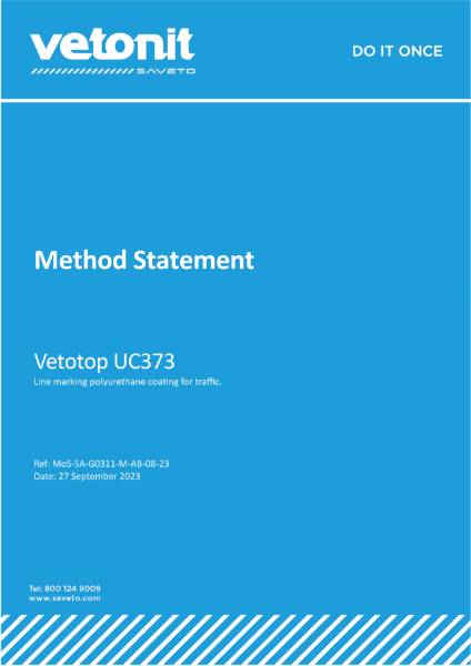 Method Statement - Layer 3 - Vetotop UC373
