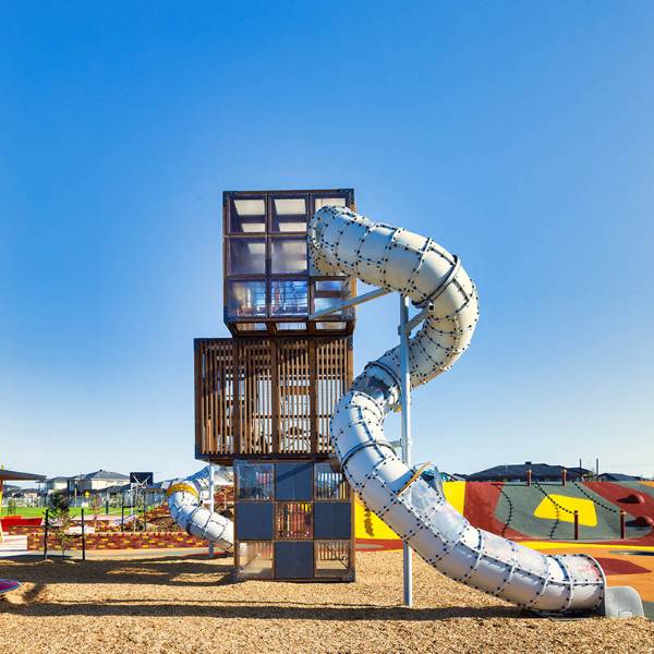 Impressive Cubic playground in Melbourne Australia