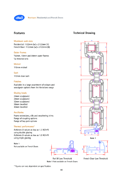 Halo Rustique Residential Door Specification