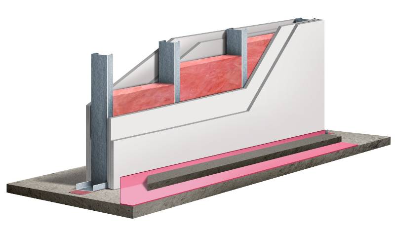 Pink Next Gen Fiberglas QuietZone Acoustic Insulation