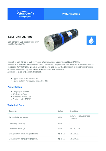 Danosa - SELF-DAN AL PRO