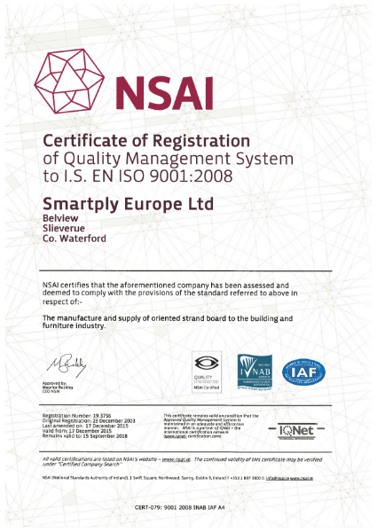 ISO 9001:2008 Certificate