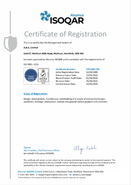 ISO 9001:2015 Certificate