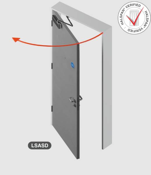 Halspan DS1000-LSASD+FOP | Internal Timber Door System - Latched Single Action Single Door