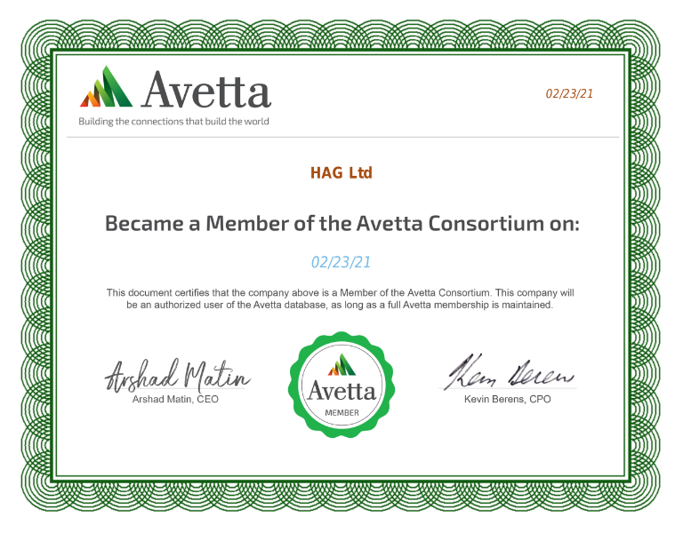 Avetta Consortium Membership