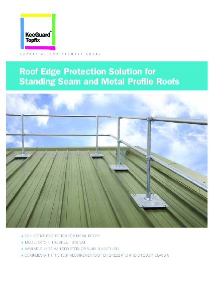 Kee Guard®  Topfix - Sales Brochure