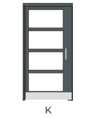 ClassicAL Communal Single Leaf Aluminium Door