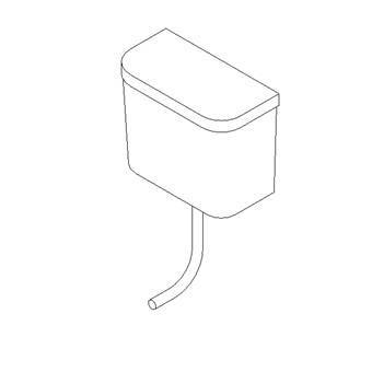Exposed cistern 