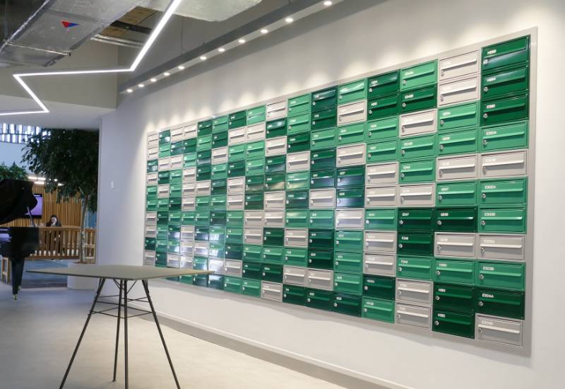 Steel 2 Mailbox - Horizontal Steel Mailbox