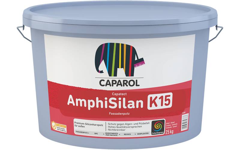 Capatect AmphiSilan - Fassadenputz K15 - Silicone Resin Finishing Coat