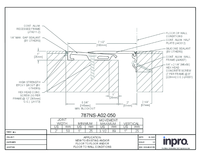 787NS A02 Floor to Wall