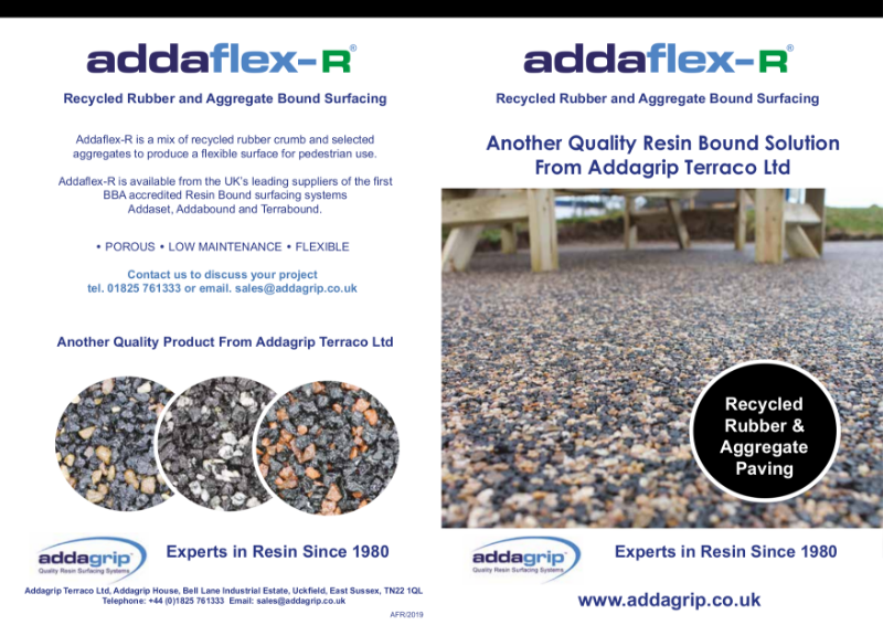 Addaflex-R Resin Bound and Rubber Brochure