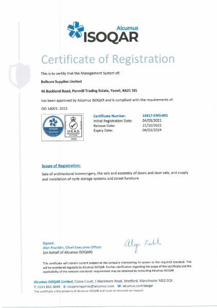 ISO 14001 Environmental Management Systems