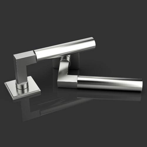 COURTOIS Lever Handle on Square Rose