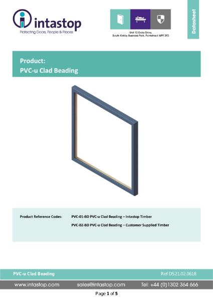 Data Sheet - PVC-U Clad Beading