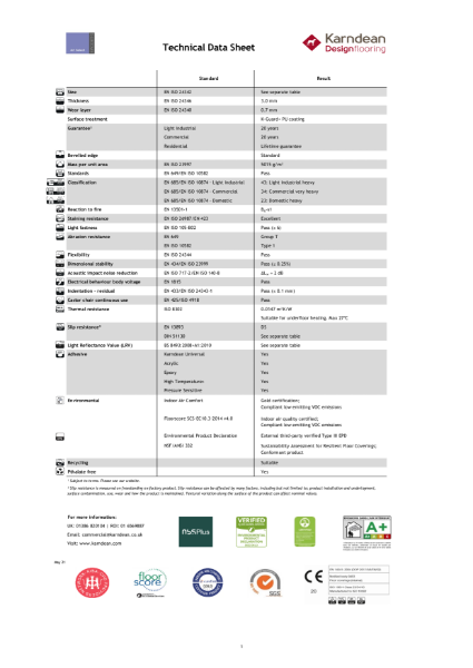 Art Select Technical Data Sheet