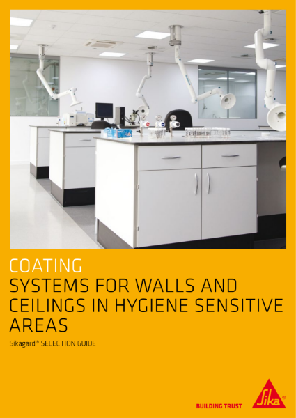 Systems for Walls and Ceilings in a Hygiene Critical Setting