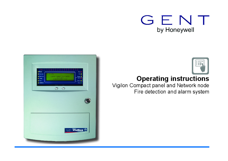 Honeywell Gent COMPACT-PLUS Operating Instructions