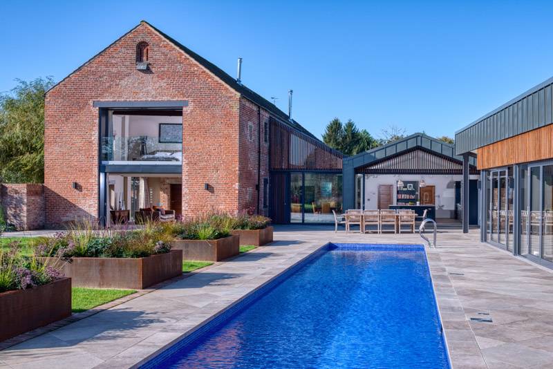 Striking barn conversion and extension in North Yorkshire