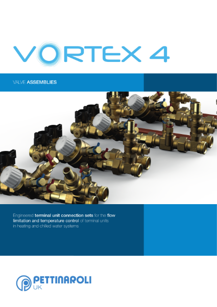 Pettinaroli Vortex Prefabricated PICV Terminal Prefabricated Assembly Sales Brochure