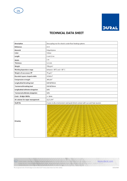 CI H Technical Datasheet