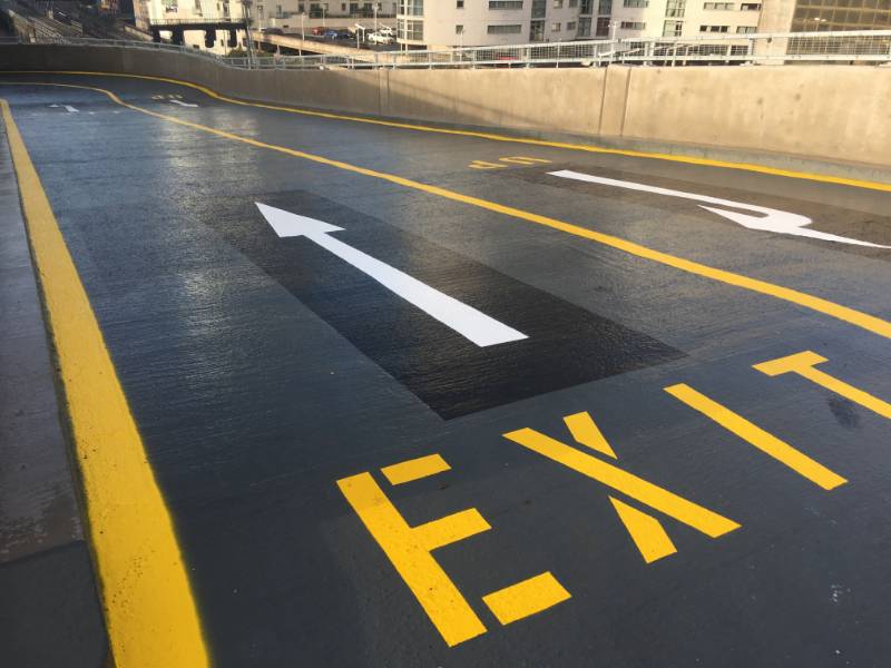 Car Park Resin Flooring System - Capital Quarter Multi-Storey Resin Flooring