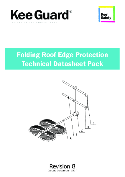 Kee Guard® Folding Roof Edge Protection Technical Datasheet Pack Issue 08