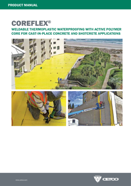 COREFLEX® - THERMOPLASTIC WATERPROOFING WITH AN ACTIVE LAYER