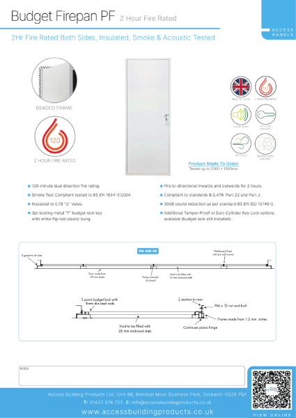 Budget Firepan PF Brochure