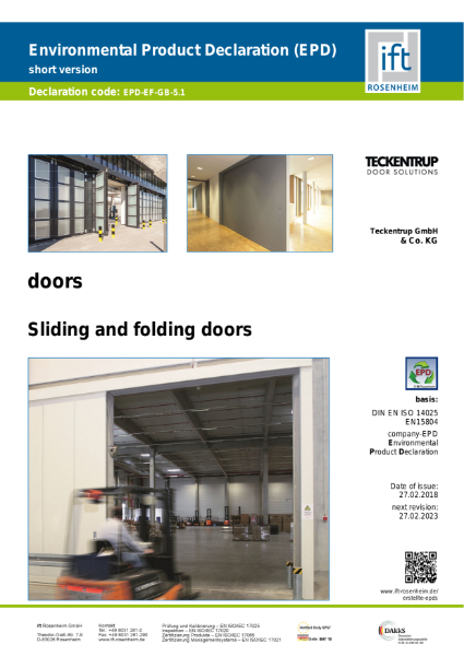 EPD Sliding and Folding Doors