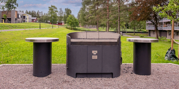 Grillkongen 1200 S/SL med avlastningsbord S/SL