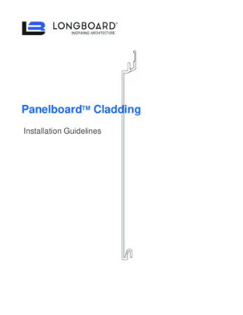 Panelboard Cladding Install Guide