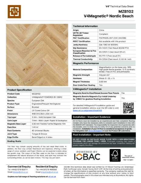 MZB102 – Technical Data Sheet