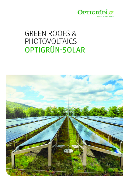 Optigrün Green Roofs and Photovoltaics