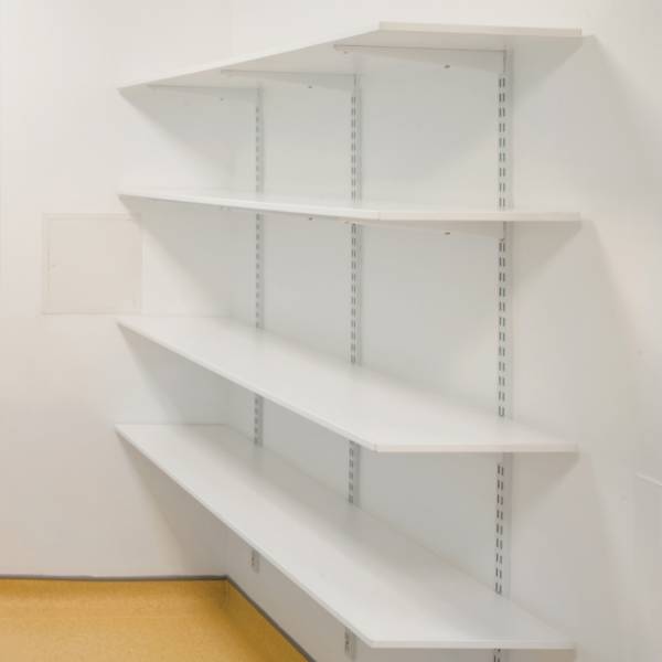 White Melamine Faced Chipboard Shelves