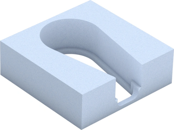 wedi Fundo Wave Drain-substructure element 240x240x80mm - Drain Substructure Element