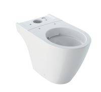 Geberit iCon Floor-Standing WC For Close-Coupled Exposed Cistern, Washdown, Shrouded, Rimfree