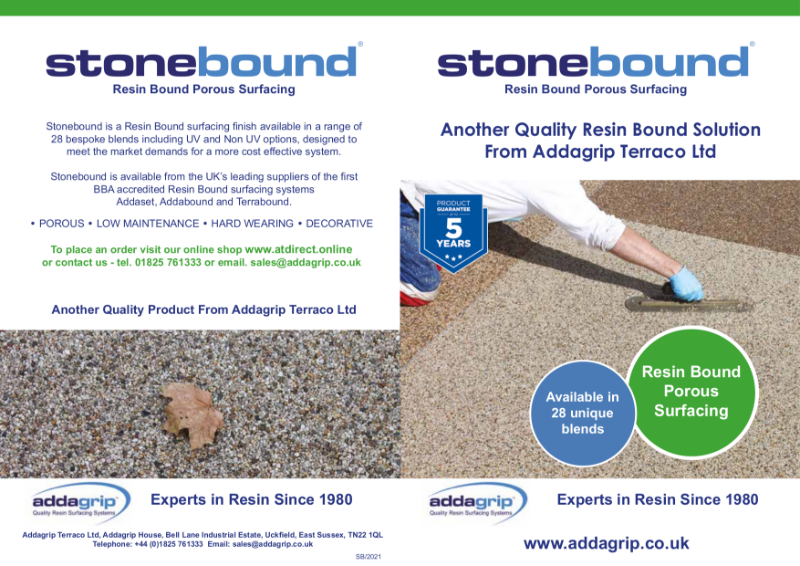 Stonebound Resin Bound Brochure