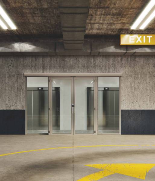 Doorson EI30-EI60 Fire Protection Sliding Door - Escape Fire Sliding Door