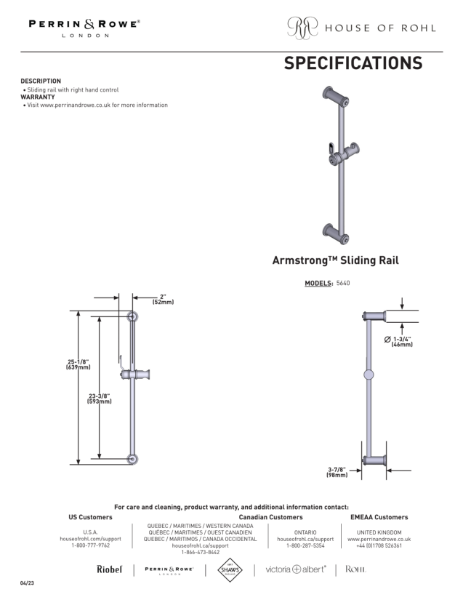 Armstrong™ Sliding Rail