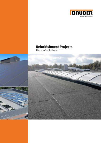 Refurbishment Flat Roof Solutions - Bauder | NBS Source