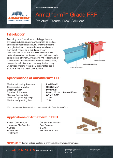 Armatherm FRR - Structural Thermal Break