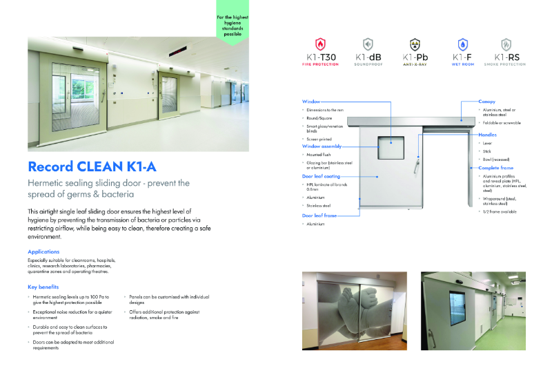 Record CLEAN K1-A Datasheet